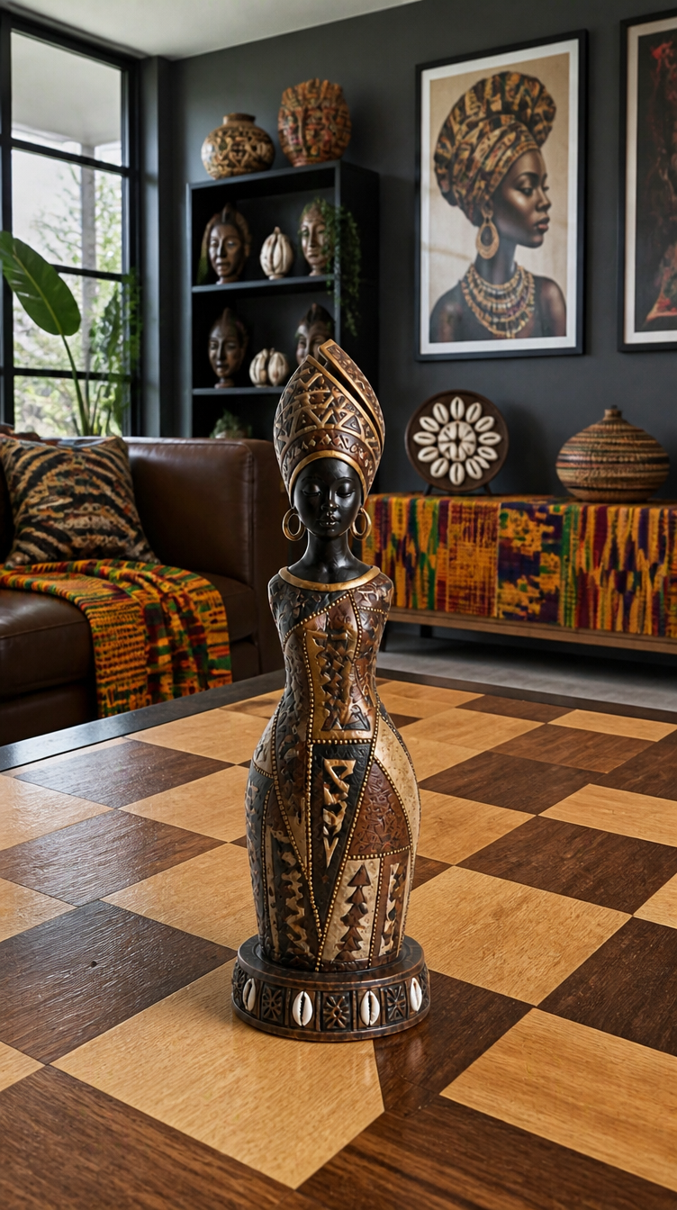 Black Culture Chess Pieces