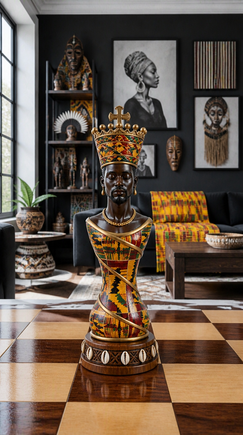 Black Culture Chess Pieces