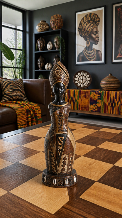 Black Culture Chess Pieces